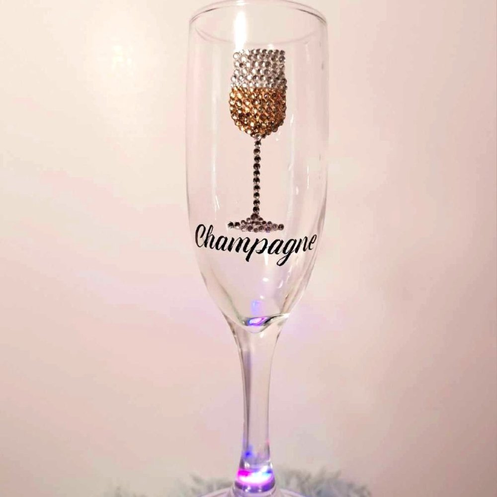 Bling Champagne Glass
